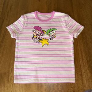 Fairly OddParents Juniors Striped Rib
Graphic T-Shirt